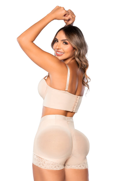 - Panty cachetero SMI04027 triple lifting extra
- Vista trasera panty ultrainvisible efecto natural
- Panty control abdomen encaje invisible