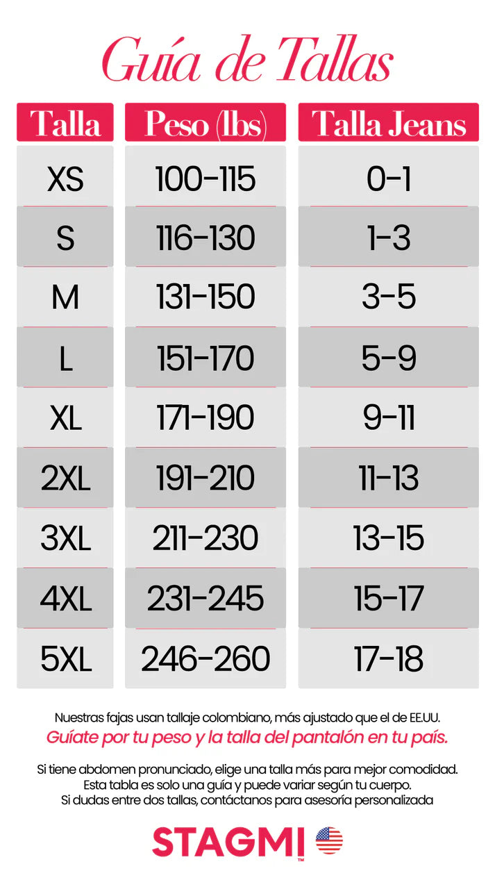 Faja Ultrainvisible SMI7132 AFRODITA – Larga, triple efecto lifting y compresión progresiva