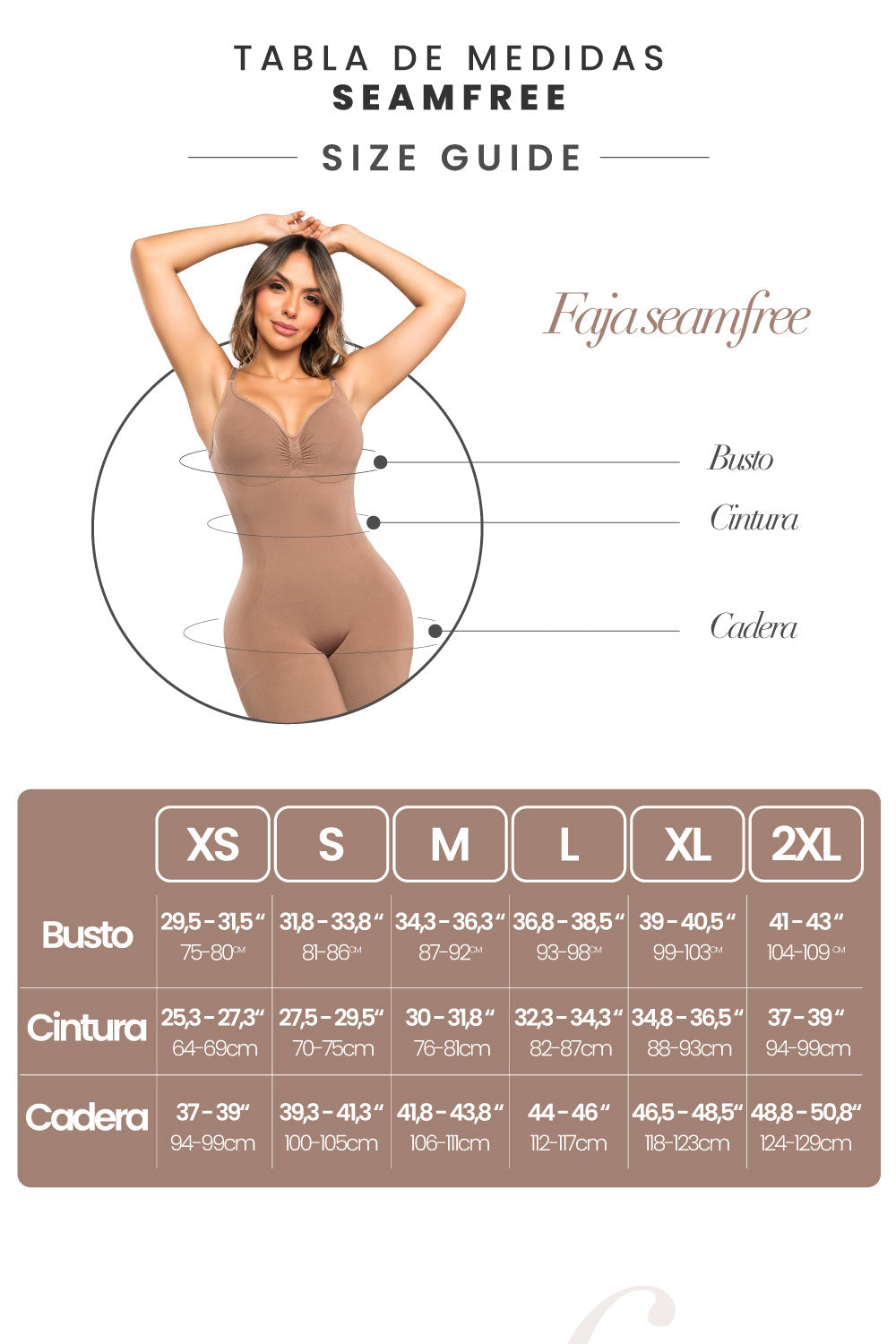 - Body faja invisible SMI7148 con tirantes ajustables
- Vista lateral mostrando compresión en abdomen y muslos
- Diseño de espalda escotada para escotes profundos