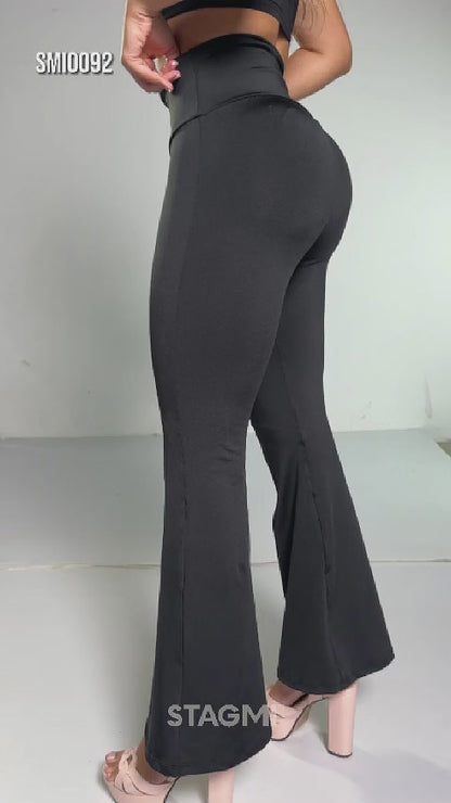 Legging SMI0092 Bota campana con faja interna y tecnología de moldeo invisible